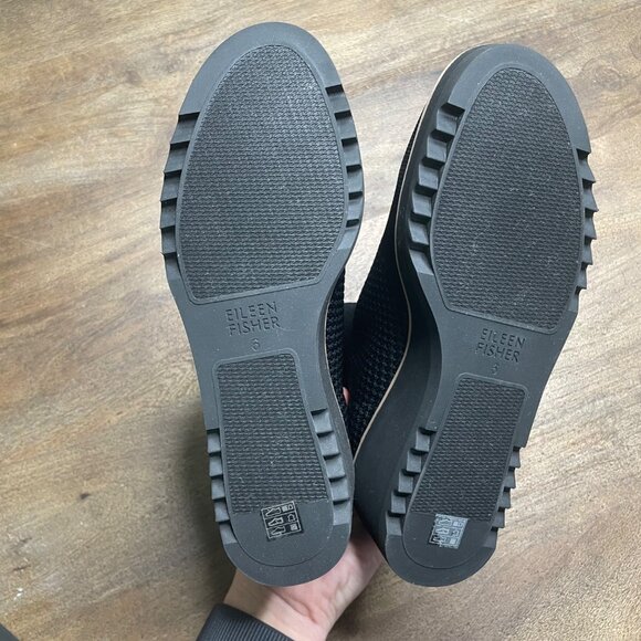 Eileen Fisher Black London Recycled Stretch Knit Bootie Womens Size 6 NEW NWT - Picture 8 of 9